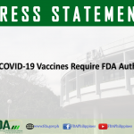 Press Statement || Donated COVID-19 Vaccines Require FDA Authorization