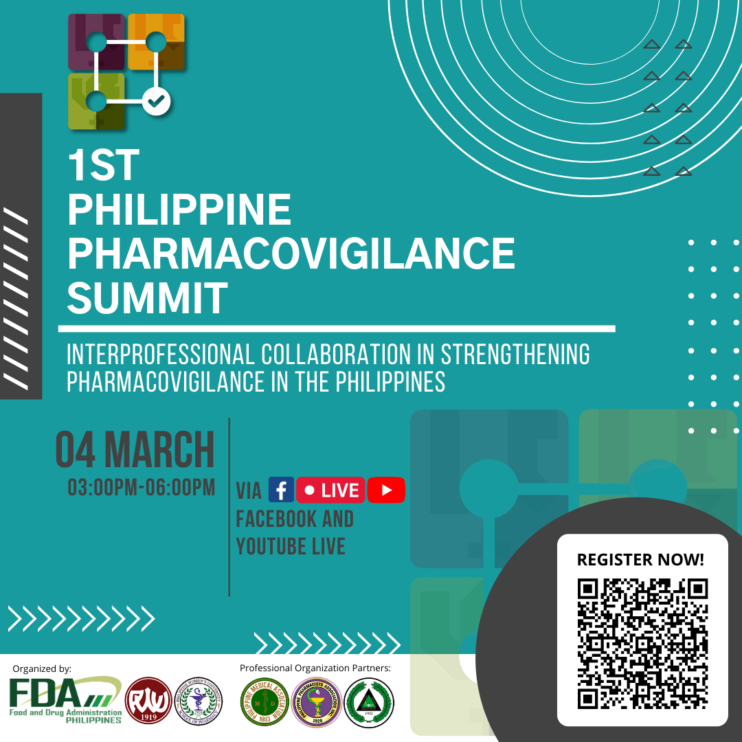 Announcement || 1st Philippine Pharmacovigilance Summit