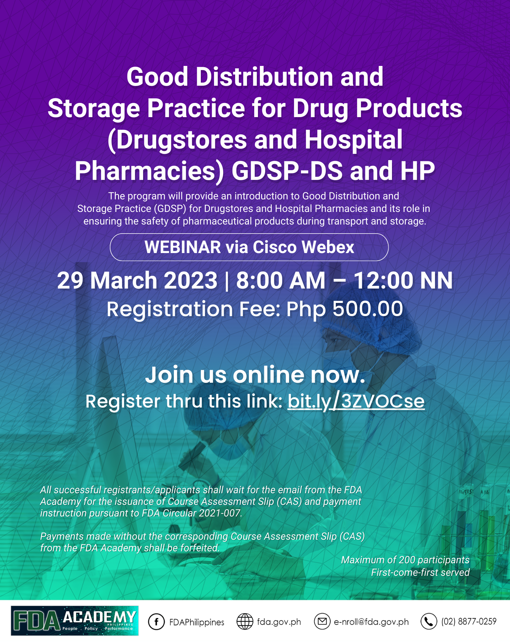 GOOD DISTRIBUTION AND STORAGE PRACTICE FOR DRUG PRODUCTS (DRUGSTORES AND HOSPITAL PHARMACIES) GDSP-DS AND HP