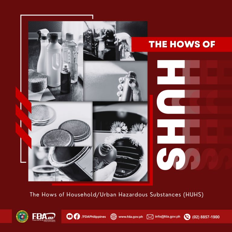 The Hows of HUHS: A series on everything you should know about the safe handling and use of  Household/Urban Hazardous Substances