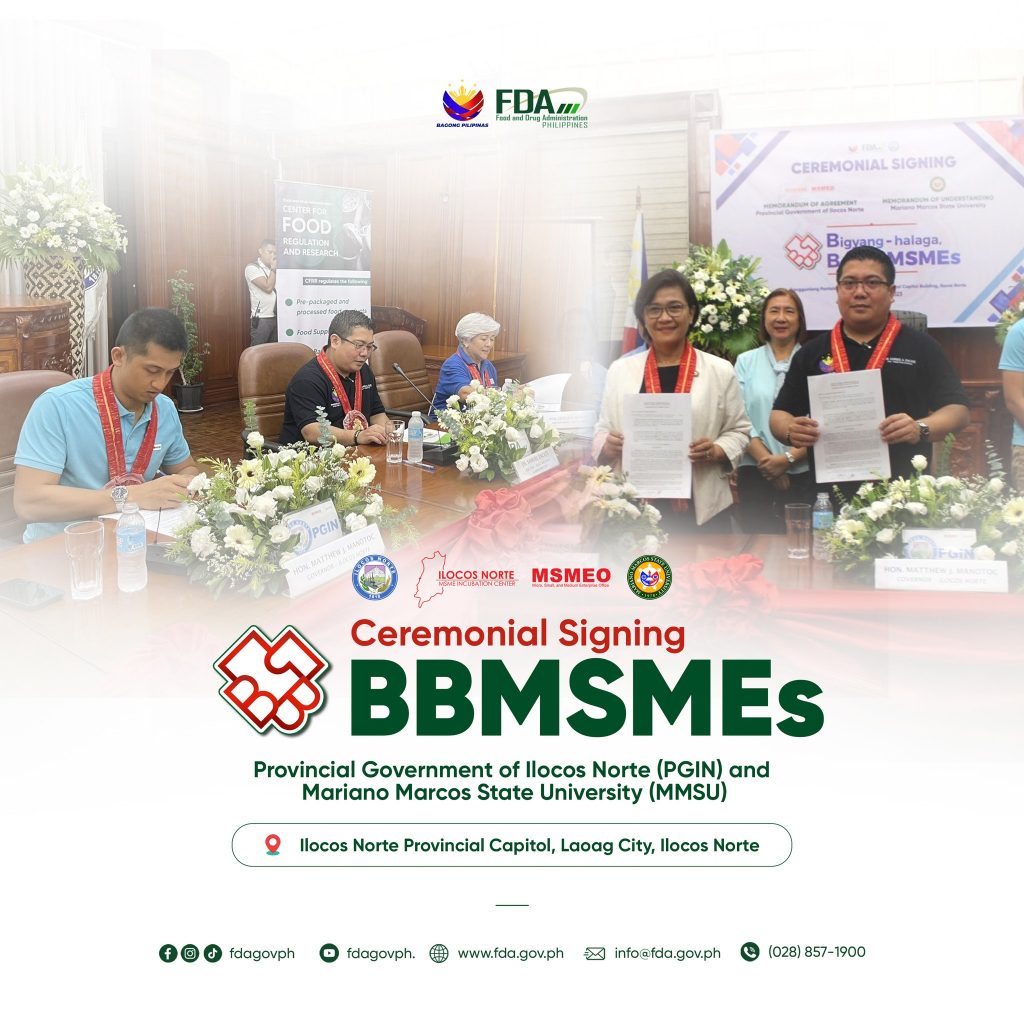 Featured Activity || Programang Bigyang-halaga Bangon MSME (BBMSME) ng Food and Drug Administration ilulunsad sa Ilocos Norte